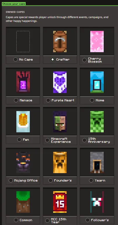 Rare 17 Caped with Crafter cape